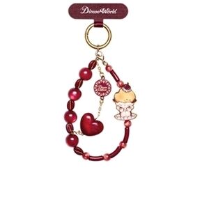 Pop Mart Dimoo Crush on Coffee Series Phone Charm- Caramel Hug